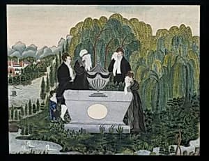 Mourning pictur by Unknown Artist