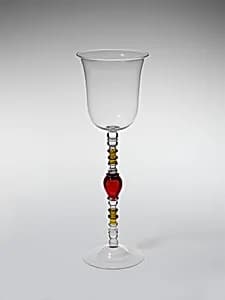 Presentation chalice by Boston & Sandwich Glass Company|Nicholas Lutz