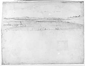 Sketch for "Approaching Thunder Storm"