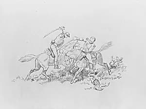 Soldiers Fighting