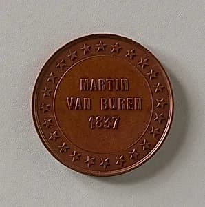 Token on Martin Van Buren by Unknown Artist