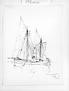 Venetian Fishing Boat, Venice by Andrew Fisher Bunner