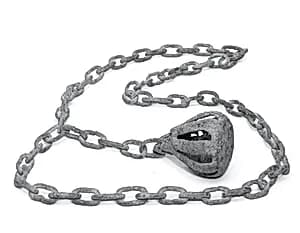 Bell with chain and ring by Unknown Artist
