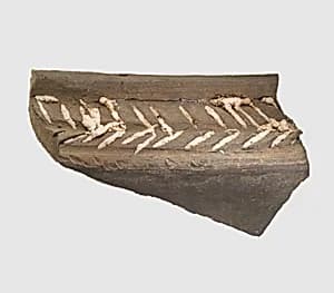 Carinated bowl rim sherd by Unknown Artist