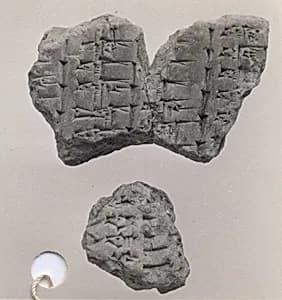 Cuneiform tablet: fragment of Syllabary A by Unknown Artist