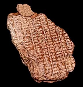 Cuneiform tablet: number-syllabary by Unknown Artist