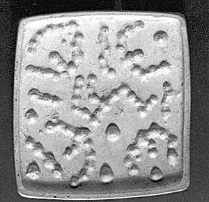 Drilled cushion-rectangular plaque seal by Unknown Artist