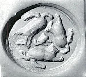Drilled oval hemispheroid seal by Unknown Artist
