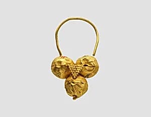 Earrings by Unknown Artist