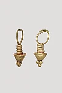 Earrings by Unknown Artist