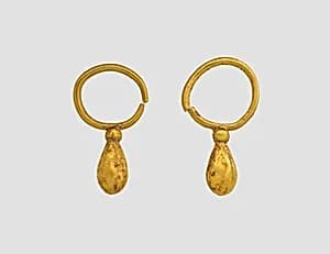 Earrings by Unknown Artist