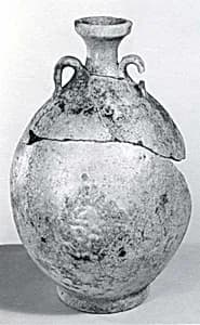 Green glazed amphora by Unknown Artist