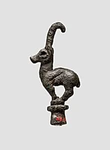 Head of pin by Unknown Artist