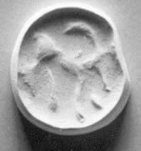 Low hemispheroid seal by Unknown Artist
