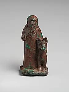 Man and dog by Unknown Artist
