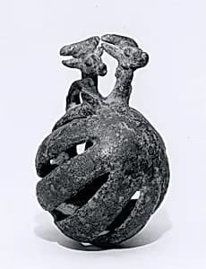 Openwork rattle bell by Unknown Artist