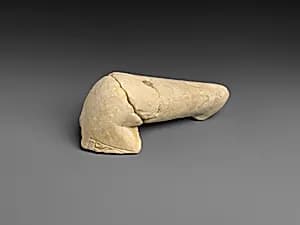 Parts of two male worshipers by Unknown Artist