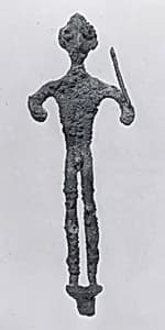 Smiting god figure by Unknown Artist