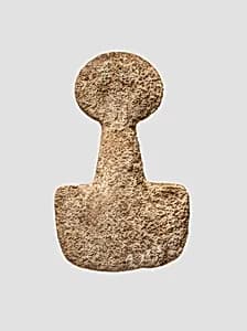 Spade-shaped schematic female (?) figure by Unknown Artist