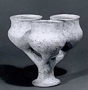 Tripartite vase by Unknown Artist