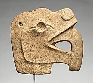 Animal Head Hacha by Unknown Artist
