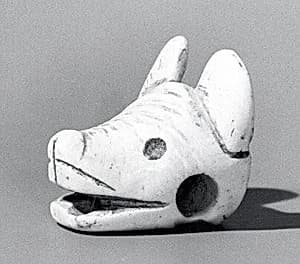 Animal Head Ornament by Unknown Artist