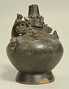 Bottle with Figures by Unknown Artist