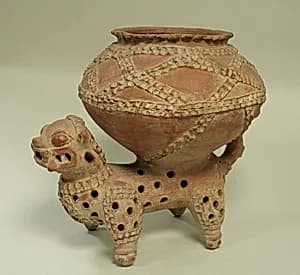 Bowl Resting on Jaguar by Unknown Artist
