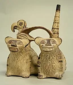 Bridge and Spout Bottle by Unknown Artist