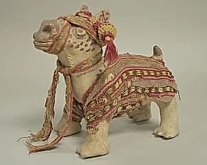 Ceramic Llama by Unknown Artist