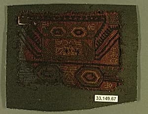 Embroidered Fragment by Unknown Artist