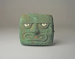Face Mask Ornament by Unknown Artist