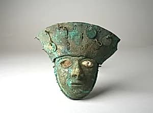 Face Mask Ornament by Unknown Artist