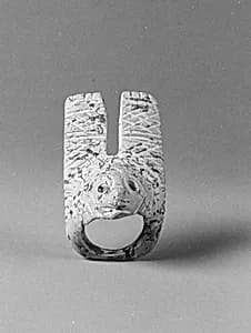 Finger Ring with Animal Face by Unknown Artist