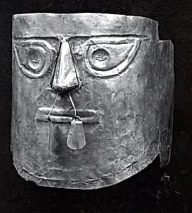 Gold Funerary Mask by Unknown Artist
