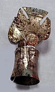 Hammered Silver Miniature Crown by Unknown Artist