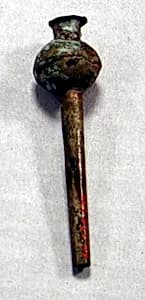 Hammered Silver Miniature Scepter by Unknown Artist