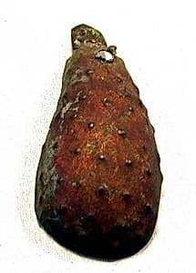 Hammered Silver Pod Ornament by Unknown Artist