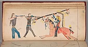 Maffet Ledger: Drawing by Unknown Artist