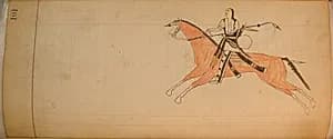 Maffet Ledger: Drawing by Unknown Artist