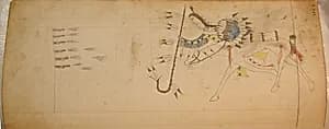 Maffet Ledger: Drawing by Unknown Artist