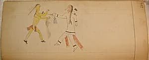 Maffet Ledger: Drawing by Unknown Artist