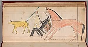 Maffet Ledger: Drawing by Unknown Artist