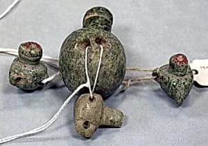 Miniature Stone Vases by Unknown Artist