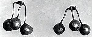 Ornament with three balls by Unknown Artist