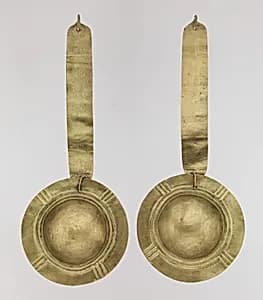 Pair of Ear Pendants by Unknown Artist