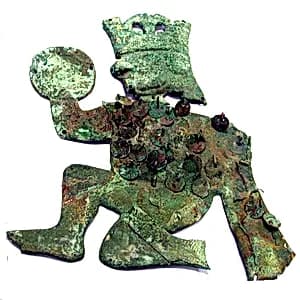Profile Warrior Ornament by Unknown Artist