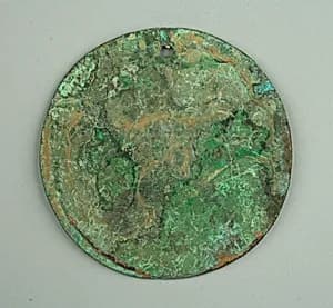 Round Plaque by Unknown Artist