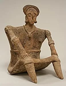 Seated Female Figure by Unknown Artist