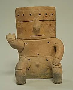 Seated Male Figure by Unknown Artist